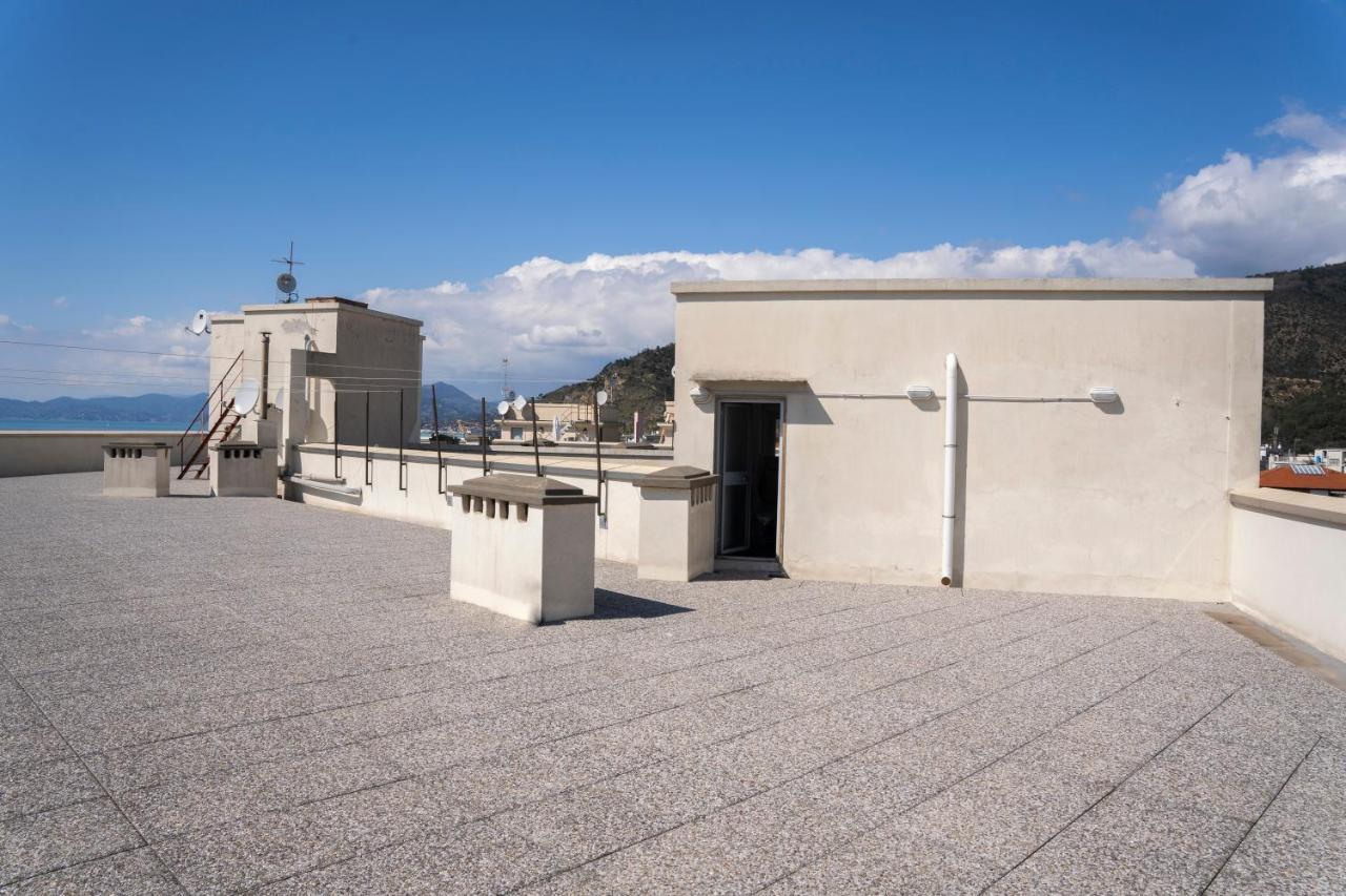 025 - Casa Panoramica In Centro, 90Metri Spiaggia Vista Mare Con Terrazzo Vista Portofino Sestri Levante Zewnętrze zdjęcie