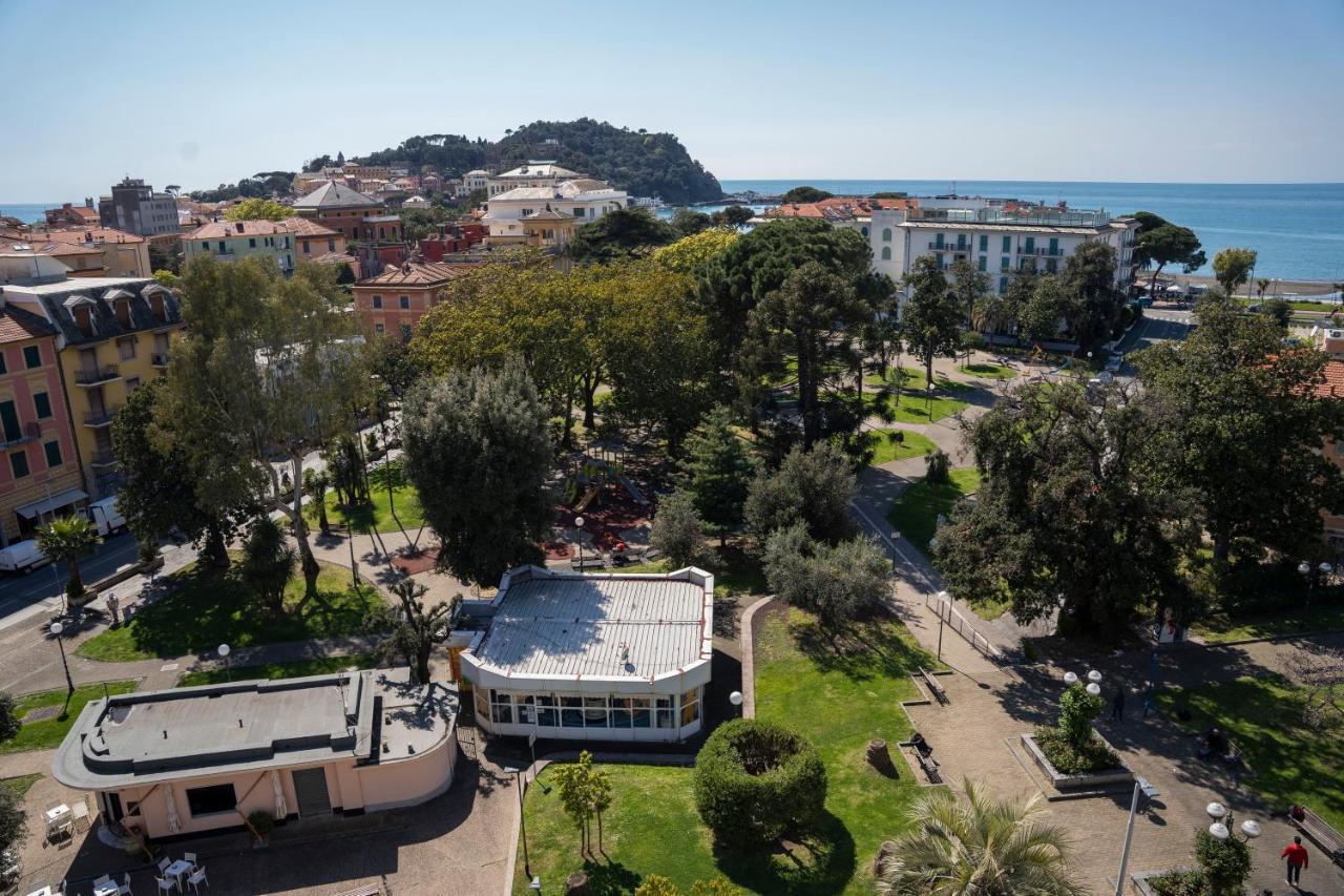 025 - Casa Panoramica In Centro, 90Metri Spiaggia Vista Mare Con Terrazzo Vista Portofino Sestri Levante Zewnętrze zdjęcie